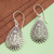 Sterling silver filigree dangle earrings, 'Gianyar Gala' - Traditional Sterling Silver Filigree Dangle Earrings