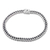 Men's sterling silver chain bracelet, 'Knight of Waves' - Men's Sterling Silver Chain Bracelet Crafted in Bali
