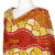 Batik rayon shawl, 'Shore Sunset' - Warm-Toned Handcrafted Batik Rayon Shawl from Java