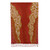 Batik rayon shawl, 'Shore Sunset' - Warm-Toned Handcrafted Batik Rayon Shawl from Java