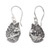 Sterling silver dangle earrings, 'Chic Peacock' - Sterling Silver Peacock Dangle Earrings Crafted in Bali