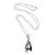 Cultured pearl pendant necklace, 'King of Bats' - Bat-Themed Sterling Silver & Cultured Pearl Pendant Necklace thumbail