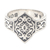 Men's sterling silver cocktail ring, 'Borneo King' - Men's Sterling Silver Cocktail Ring with Traditional Details thumbail