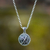 Collar colgante de plata esterlina - Collar con colgante de plata de ley con temática de libélula