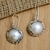 Pendientes colgantes de perlas mabe cultivadas - Aretes colgantes de libélula de plata con perla mabe cultivada
