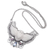 Garnet and blue topaz pendant necklace, 'Owl's Amulets' - Owl-Themed Pendant Necklace with Garnet and Blue Topaz Gems