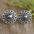 Cultured pearl stud earrings, 'Magical Glam' - Cultured Pearl and Sterling Silver Stud Earrings from Bali (image 2) thumbail