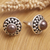 Cultured pearl stud earrings, 'Magical Glam' - Cultured Pearl and Sterling Silver Stud Earrings from Bali (image 2b) thumbail