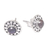 Cultured pearl stud earrings, 'Fabulous Flair' - Round Sterling Silver Stud Earrings with Cultured Pearls