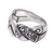 Sterling silver band ring, 'Tropical Braids' - Braided Sterling Silver Band Ring Handcrafted in Bali