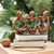 Wood sculpture, 'Friendly Illusion' - Hand-Carved Semi-Abstract Suar Wood Sculpture of Friends (image 2j) thumbail