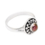 Cultured pearl single-stone ring, 'Magical Glam' - Sterling Silver Single Stone Ring with Cultured Pearl