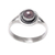 Cultured pearl single-stone ring, 'Perfect Shield' - Cultured Pearl & Sterling Silver Single Stone Ring from Bali