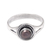 Cultured pearl single-stone ring, 'Perfect Shield' - Cultured Pearl & Sterling Silver Single Stone Ring from Bali