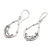Sterling silver dangle earrings, 'Majestic Bamboo' - Bamboo-Themed Traditional Sterling Silver Dangle Earrings (image 2b) thumbail