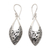 Sterling silver dangle earrings, 'Classic Enchantment' - Traditional Geometric Sterling Silver Dangle Earrings thumbail