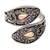 Gold-accented wrap ring, 'Cobra Spirit' - 18k Gold-Accented Cobra-Inspired Wrap Ring from Bali (image 2b) thumbail
