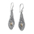 Gold-accented dangle earrings, 'Papaya Enchantment' - 18k Gold-Accented Sterling Silver Papaya Dangle Earrings thumbail