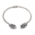 Sterling silver cuff bracelet, 'Island Sensations' - Floral Sterling Silver Cuff Bracelet in a Polished Finish thumbail
