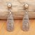 Gold-accented filigree dangle earrings, 'Passion of Bali' - 18k Gold-Accented Filigree Dangle Earrings with Heart Motifs