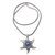 Cultured Mabe pearl pendant necklace, 'Charming Starfish' - Silver Starfish Pendant Necklace with Cultured Mabe Pearl