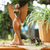 Wood sculpture, 'Celestial Protection' - Hand-Carved Semi-Abstract Suar Wood Sculpture of an Angel (image 2) thumbail