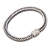 Sterling silver chain bracelet, 'Bali Champion' - Polished Sterling Silver Foxtail Chain Bracelet Made in Bali