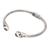 Garnet cuff bracelet, 'Perseverance Fates' - Balinese Sterling Silver Cuff Bracelet with Garnet Gems (image 2c) thumbail
