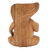 Wood sculpture, 'Blessing Squirrel' - Hand-Carved Wood Sculpture of Meditating Squirrel from Bali (image 2d) thumbail