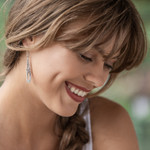 Sterling silver dangle earrings, 'Art Deco' - Polished Traditional Sterling Silver Dangle Earrings