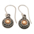 Gold-accented dangle earrings, 'Spring Gold' - 18k Gold-Accented Dangle Earrings Crafted in Bali thumbail
