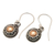 Gold-accented dangle earrings, 'Spring Gold' - 18k Gold-Accented Dangle Earrings Crafted in Bali (image 2b) thumbail