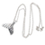 Collar colgante de plata esterlina - Collar con colgante balinés tradicional de temática marina.