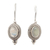 Rainbow moonstone drop earrings, 'Virtue of the Harmonious' - Sterling Silver Drop Earrings with Rainbow Moonstones