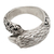 Sterling silver cocktail ring, 'Wise Reign' - Eagle-Themed Balinese Sterling Silver Cocktail Ring (image 2b) thumbail