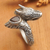 Garnet cocktail ring, 'Empire of Legends' - Dragon-Themed Sterling Silver Natural Garnet Cocktail Ring (image 2) thumbail
