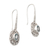 Blue topaz drop earrings, 'Faithful's Charm' - Sterling Silver Drop Earrings with Faceted Blue Topaz Gems (image 2b) thumbail