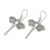 Sterling silver dangle earrings, 'Euphoric Flight' - Dragonfly-Themed Sterling Silver Dangle Earrings from Bali