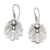 Blue topaz dangle earrings, 'Loyal Peafowl' - Peafowl-Themed Dangle Earrings with Faceted Blue Topaz Gems thumbail