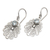 Blue topaz dangle earrings, 'Loyal Peafowl' - Peafowl-Themed Dangle Earrings with Faceted Blue Topaz Gems (image 2b) thumbail