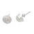 Rainbow moonstone stud earrings, 'Oval Harmony' - Sterling Silver Stud Earrings with Oval Rainbow Moonstones