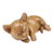 Wood figurine, 'Sleeping Chihuahua' - Hand-Carved Natural Suar Wood Chihuahua Figurine from Bali (image 2b) thumbail