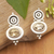 Citrine drop earrings, 'Happiness Trophy' - Polished Sterling Silver Drop Earrings with Citrine Jewels