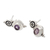 Amethyst drop earrings, 'Wisdom Trophy' - Polished Sterling Silver Drop Earrings with Amethyst Jewels