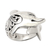 Sterling silver cocktail ring, 'Heavenly Dolphin' - Dolphin-Themed Traditional Sterling Silver Cocktail Ring thumbail