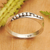 Sterling silver band ring, 'Sweet Orbs' - Elegant Polished Sterling Silver Band Ring Crafted in Bali (image 2) thumbail