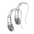 Sterling silver drop earrings, 'Ancestral Bamboo' - Bamboo-Themed Sterling Silver Drop Earrings from Bali