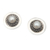 Cultured pearl stud earrings, 'Beauty Orbit' - Sterling Silver Stud Earrings with Silver-White Pearls