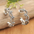 Sterling silver half-hoop earrings, 'Ethereal Beauty' - Intertwined Sterling Silver Half-Hoop Earrings from Bali