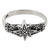 Sterling silver band ring, 'Brightest Star' - Sterling Silver Band Ring with Star Motif from Bali thumbail
